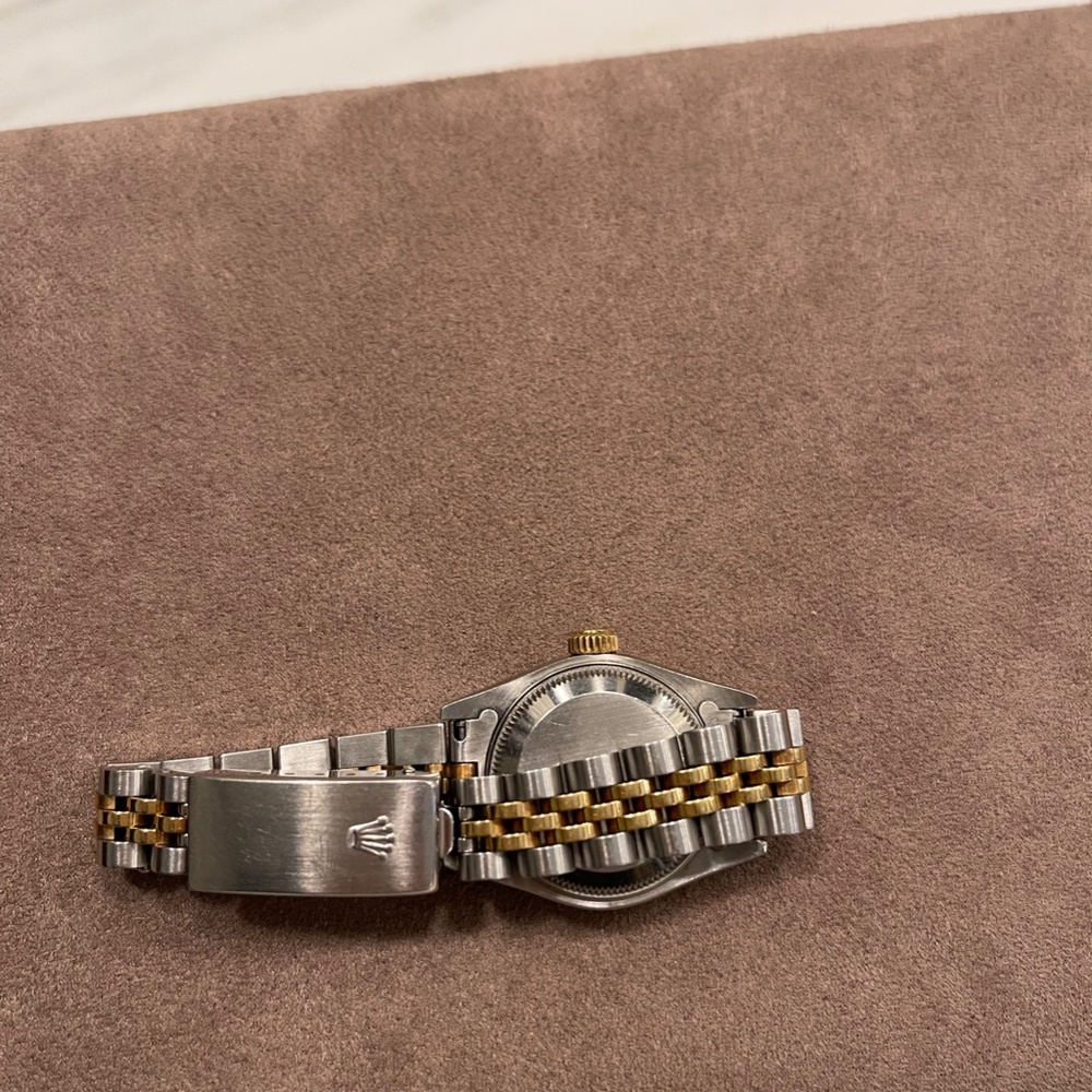 Ladies Rolex Two-Tone 18K/SS Datejust White Diamond Roman 69173 - Picture 8 of 8